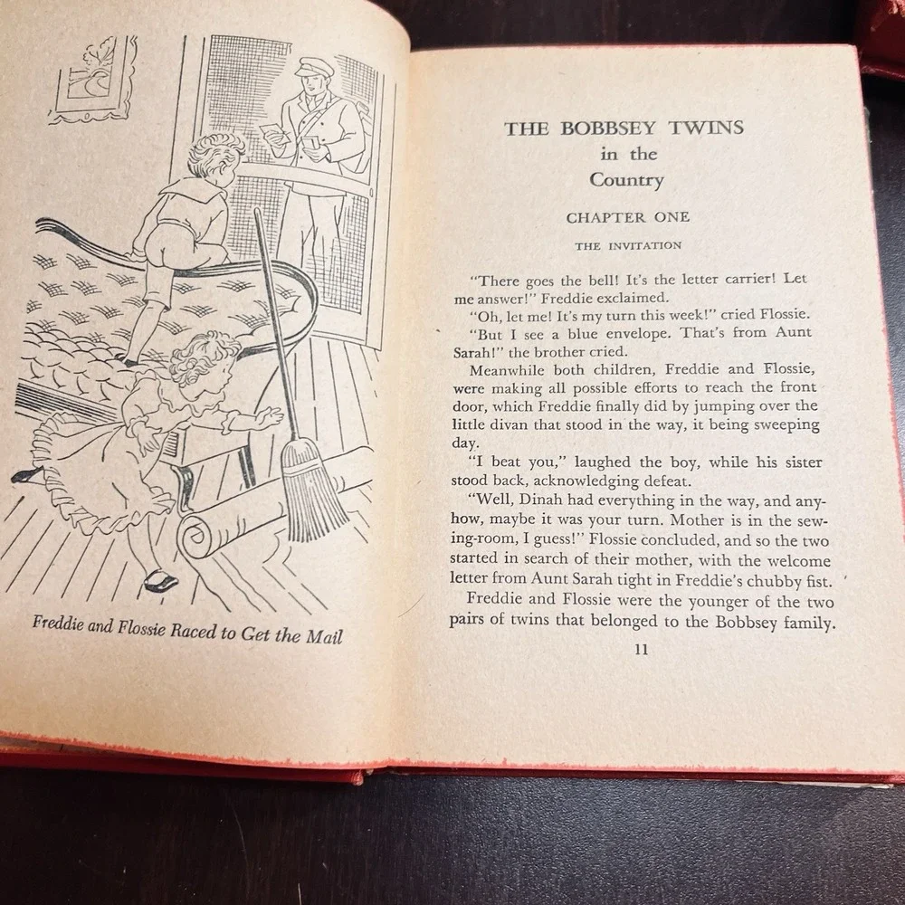 Bobbsey Twins in the Country 1950 Whitman By Laura Lee‎ Hope w/ DJ *See Details
